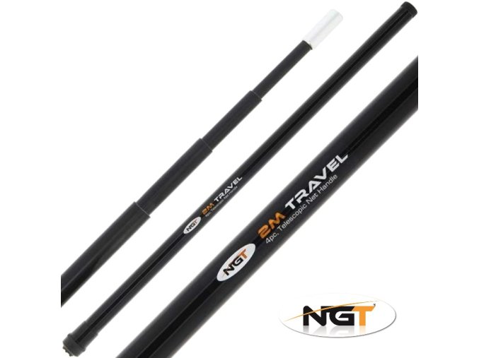 NGT podběráková tyč Mini Travel Net Handle 2 m