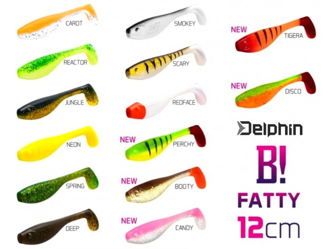 Delphin umělá nástraha BOMB! Fatty 12 cm