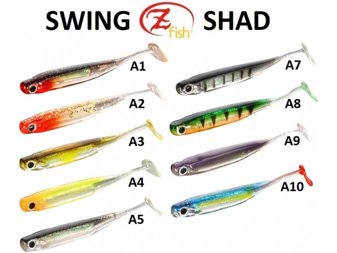 Zfish Swing Shad 11,5 cm - 4 ks