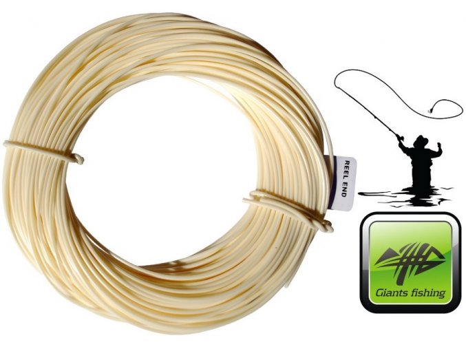 Giants Fishing muškařská šňůra Combo Fly Line Cream DT5F