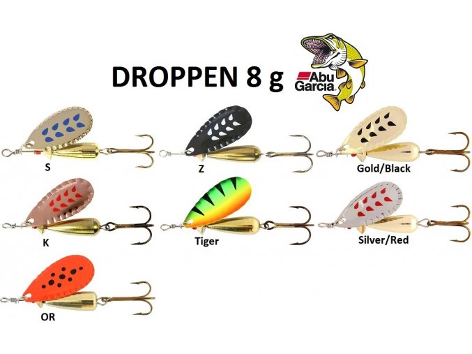 Abu Garcia třpytka Droppen 8 g