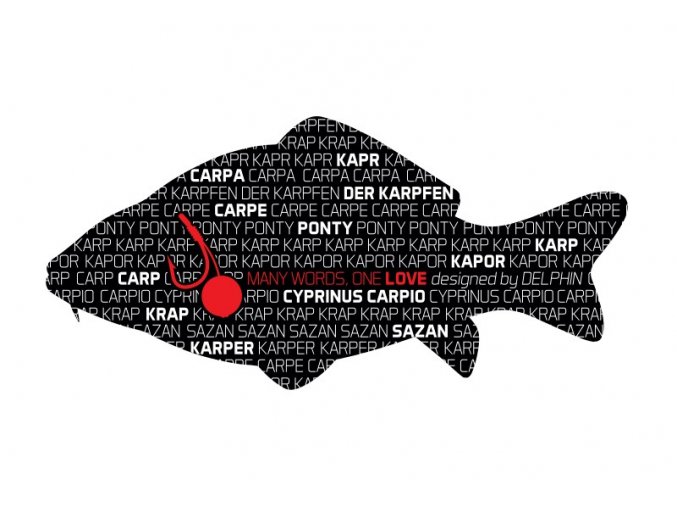 Delphin samolepka Kapr Words