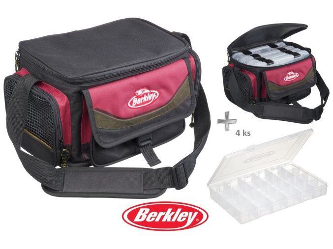 Berkley taška System Bag 2015 Red/Black M