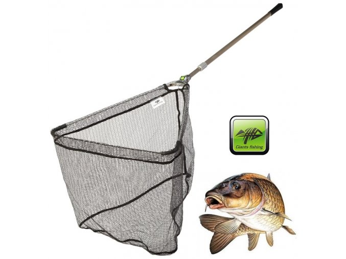 Giants Fishing podběrák Strong Alu Rubber Landing Net 2,2 m/60 x 60 cm