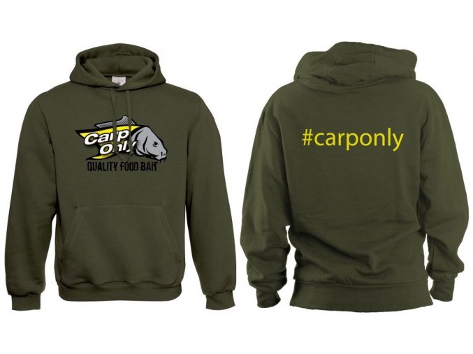 Carp Only mikina Hooded Khaki