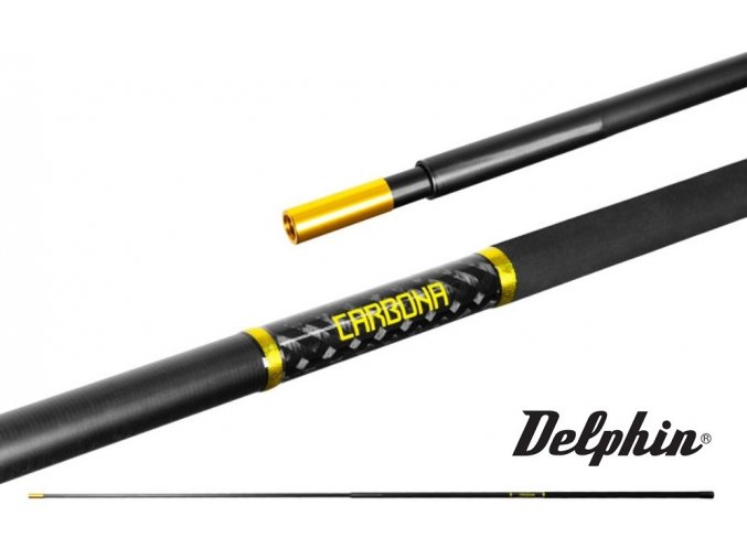 Podběráková tyč Delphin Carbona Tele 1,8 m