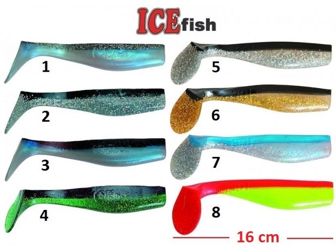 ICE Fish vláčecí nástraha ryba SD 2B - 16 cm