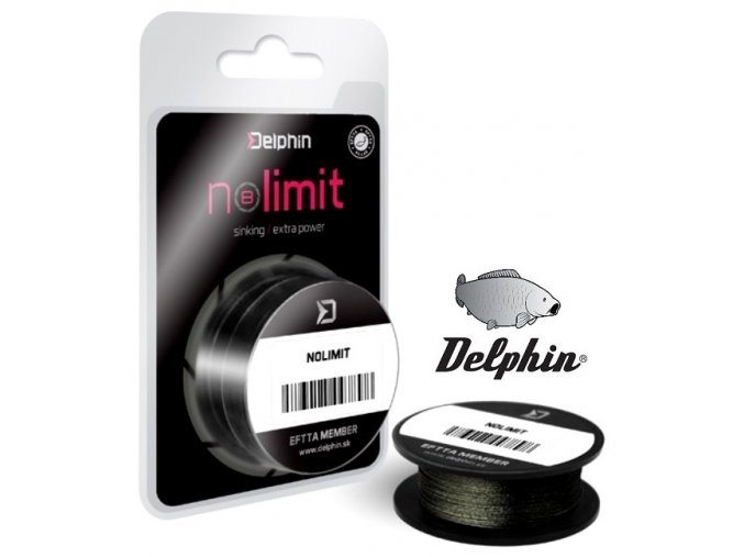 Delphin Nolimit Hookline kaprařská návazcová šňura 20 m