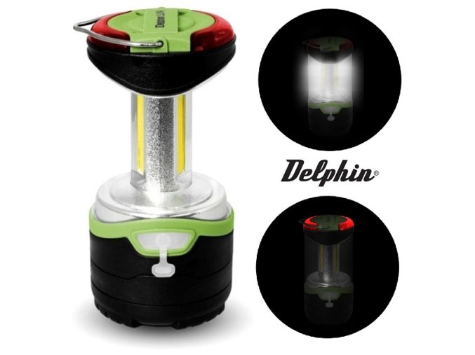 Kempingová lampa Delphin LUNA