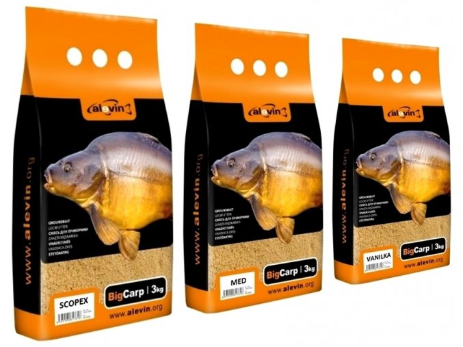 Alevin Big Carp vnadící krmítková směs 3 kg