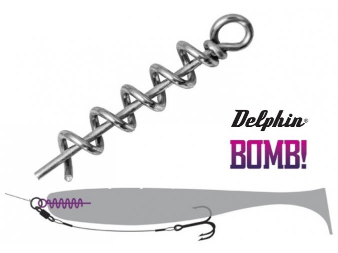 Delphin BOMB! Twisto O-LOCK přívlačový systém - 5 ks