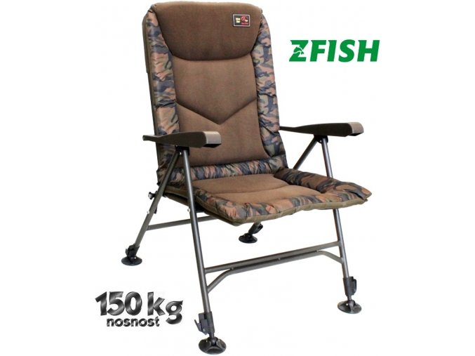 Zfish křeslo Deluxe Camo Chair