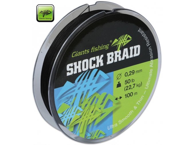 Giants Fishing splétaná šňůra Shock Braid 100 m