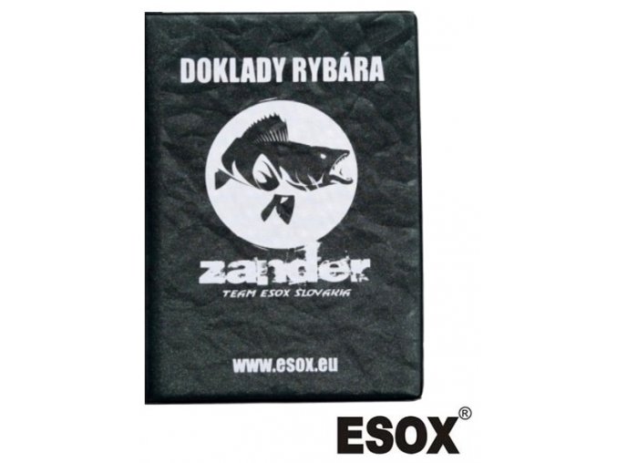 Obal na rybářské doklady ESOX Zander