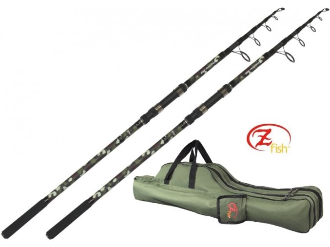 Zfish Combo 2x prut Kingstone 3,60 m/3 lb + pouzdro zdarma