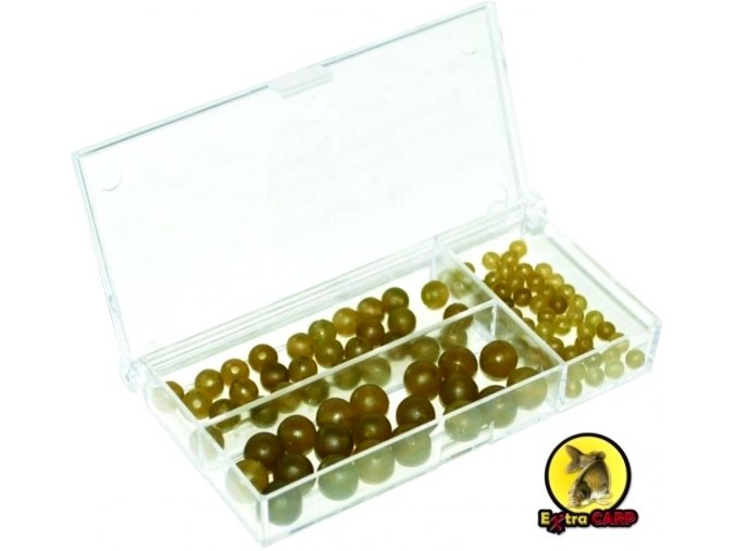 Extra Carp Rubber Beads Set gumové korálky - 100 ks
