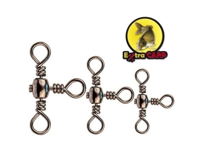 Extra Carp trojobratlík Swivel Cross Line - 10 ks