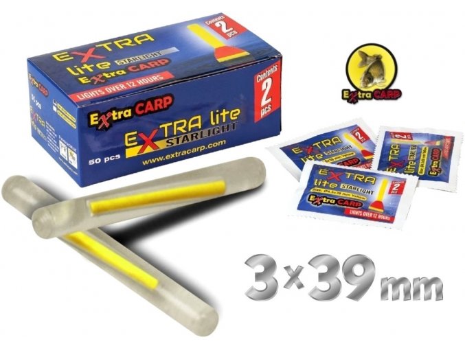 Extra Carp Lite Starlight svítící ampule 3 x 39 mm