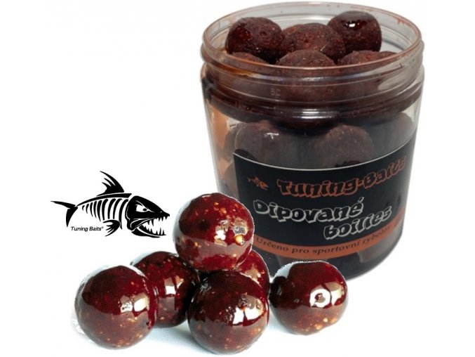 Tuning Baits boilies v dipu Rudý Ďábel 250ml