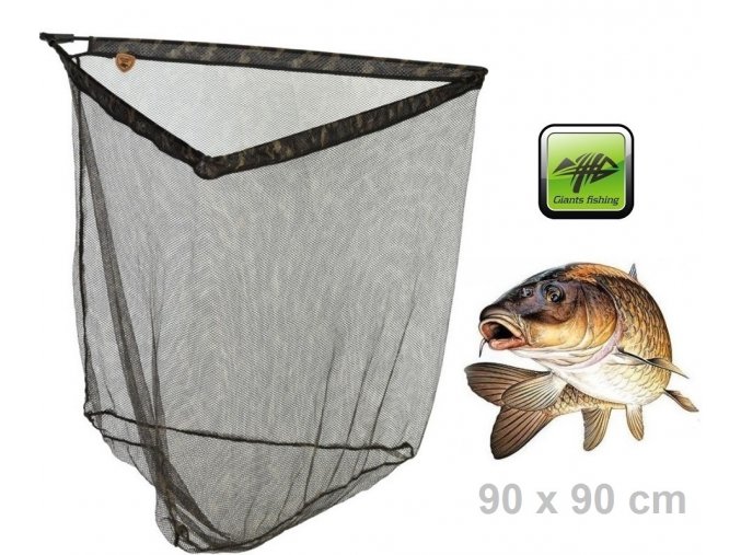 Giants Fishing podběráková hlava Carp Net Head Camo 90 x 90 cm