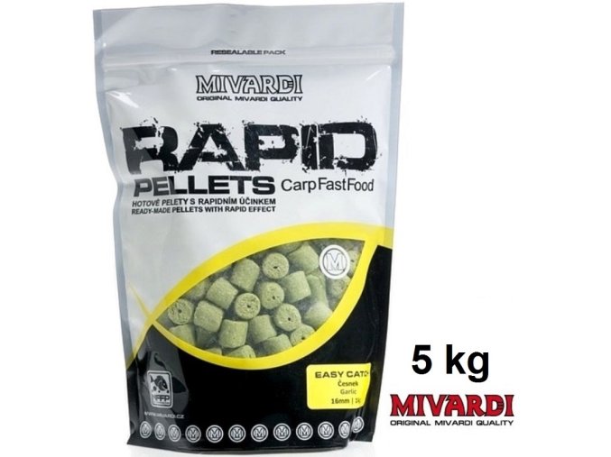 Mivardi pelety Rapid Easy Catch Česnek 5 kg