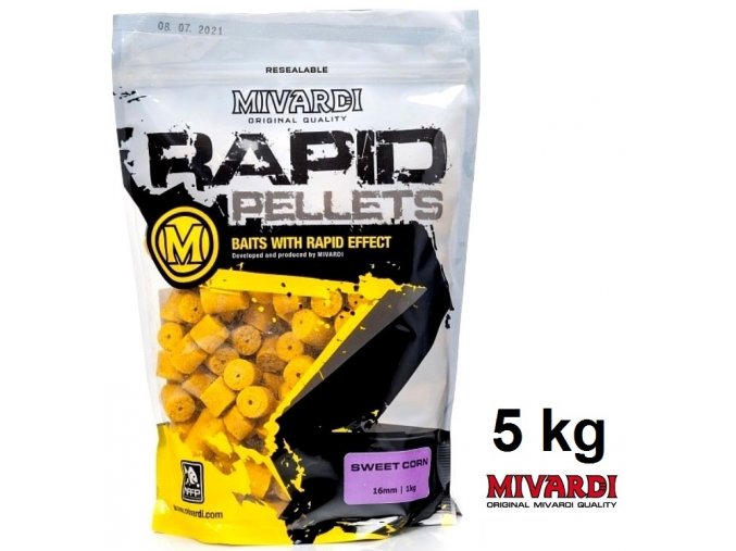 Mivardi pelety Rapid SweetCorn 5 kg