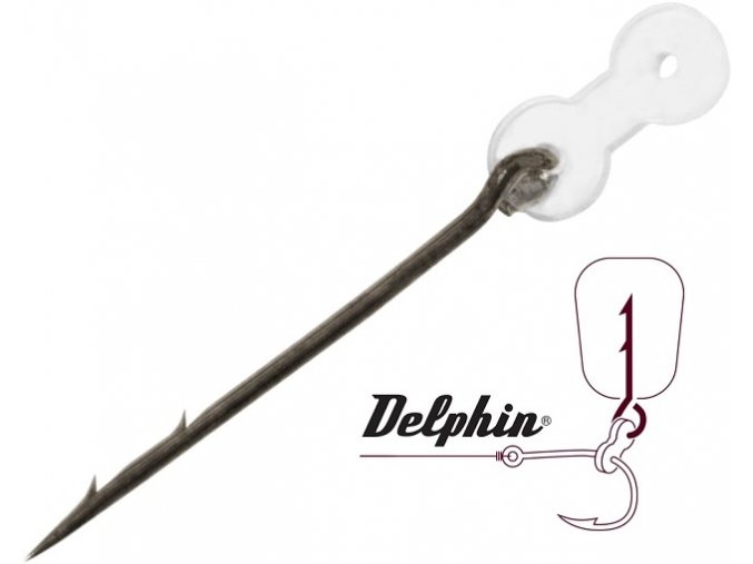 Nástrahový osten Delphin STINGER+ se silikonovým kroužkem - 12 ks