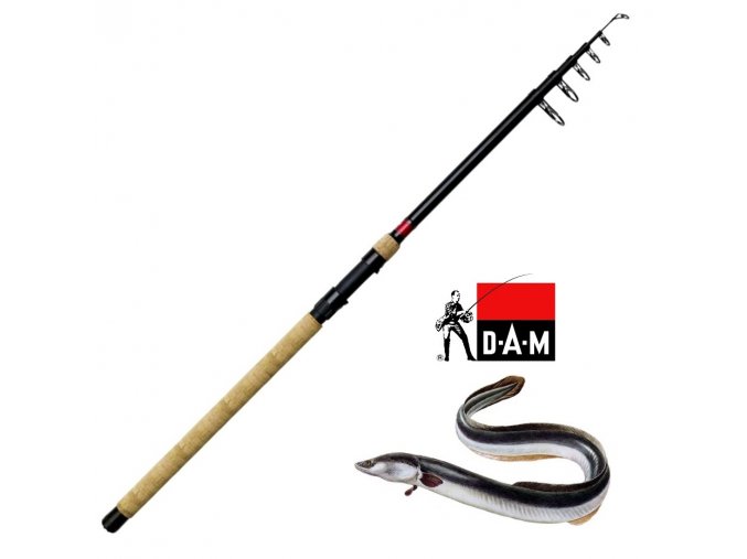 Prut na úhoře DAM Spezi Stick II Tele Eel 270 cm 25 75 g