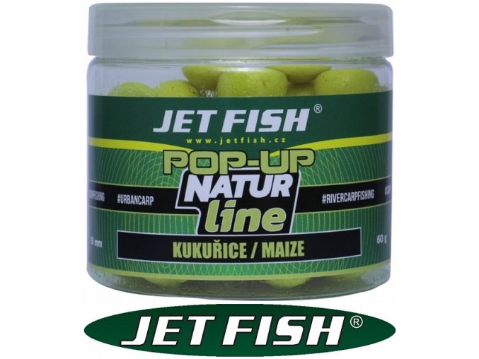 Jet Fish Natur Line Pop-Up plovoucí boilies 16 mm/60 g