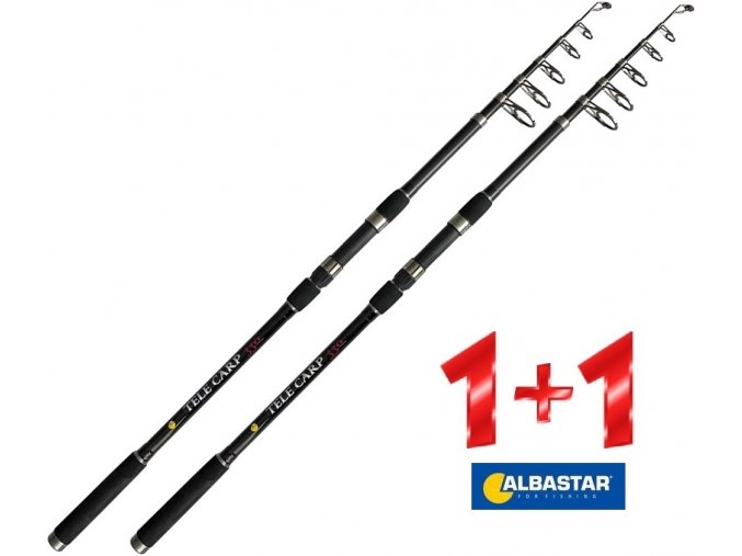 Albastar teleskopické kaprové pruty Tele Carp 360 cm/3 lbs - AKCE 1+1