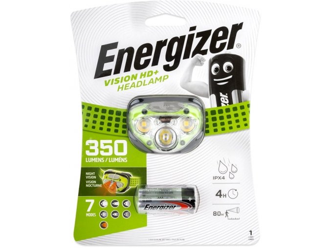 Čelovka Energizer Vision HD+ Headlamp 350 Lumens