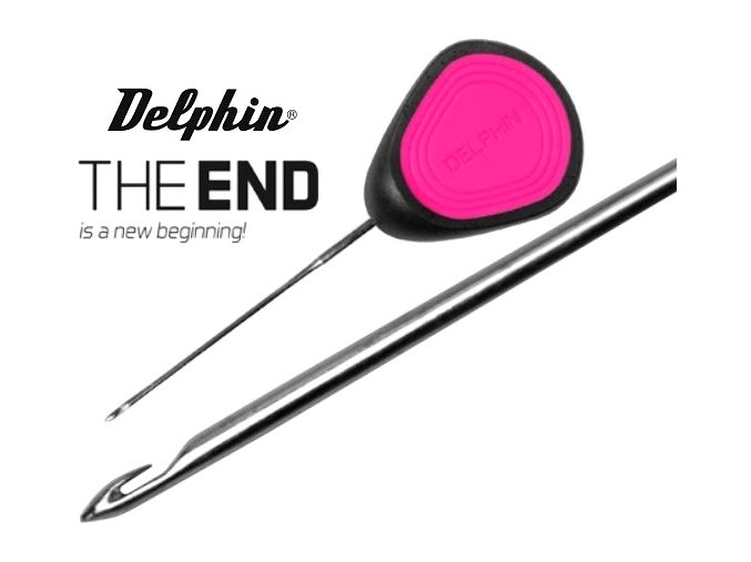 Jehla na boilies, pelety a další nástrahy Delphin THE END GRIP Safety Mini