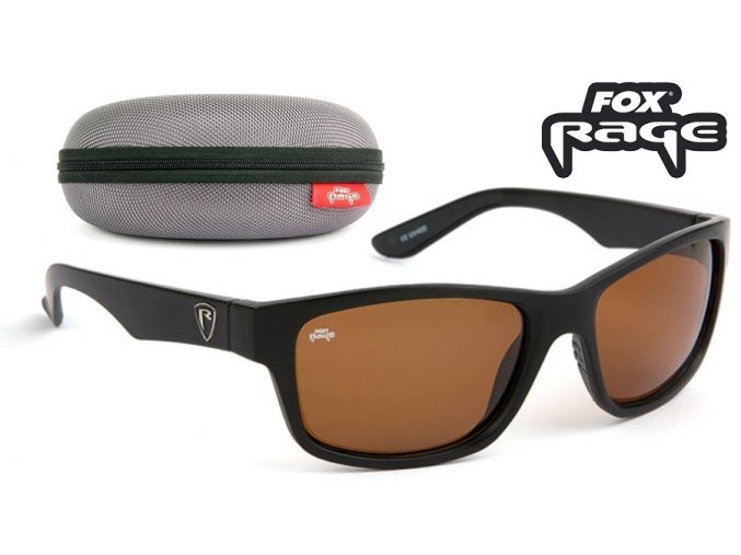 FOX Rage polarizační brýle Sunglasses Matt Black Frame/Brown Lense