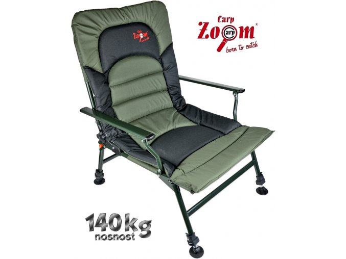 Carp Zoom rybářské křeslo Full Comfort Boilie Armchair