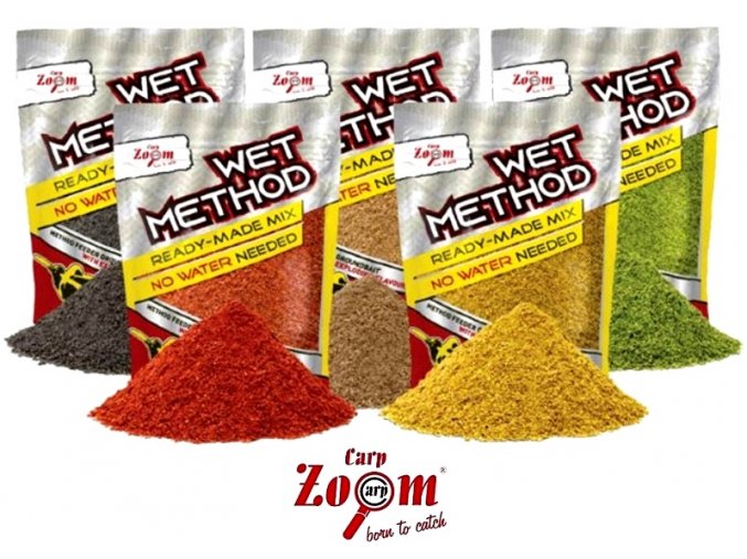 Vlhčená krmítková směs Carp Zoom Wet Method Groundbait 850 g