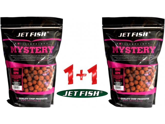 Boilies Jet Fish Mystery Jahoda/Moruše 20 mm/3 kg - AKCE 1+1