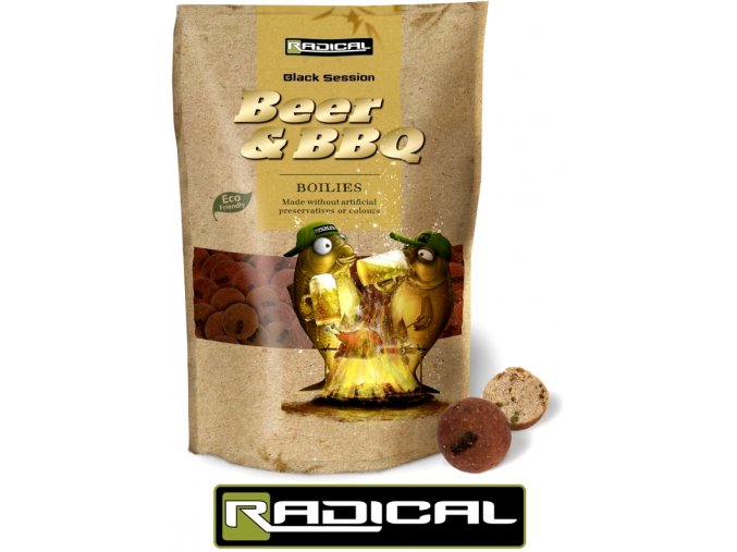 Boilies Radical Beer & BBQ 1 kg