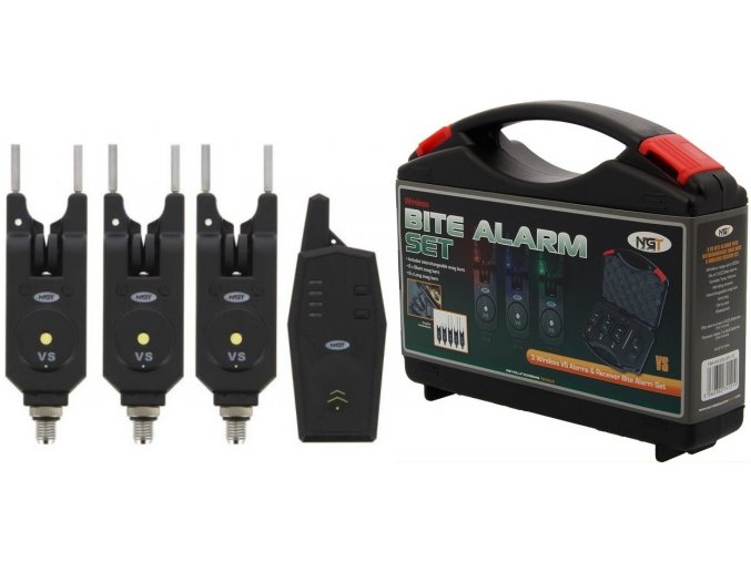 NGT set hlásičů Wireless Bite Alarm and Transmitter Set 3+1 VS