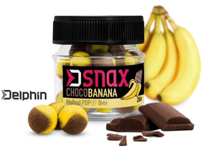 Delphin nástraha D SNAX POP UP Čokoláda-Banán 20 g