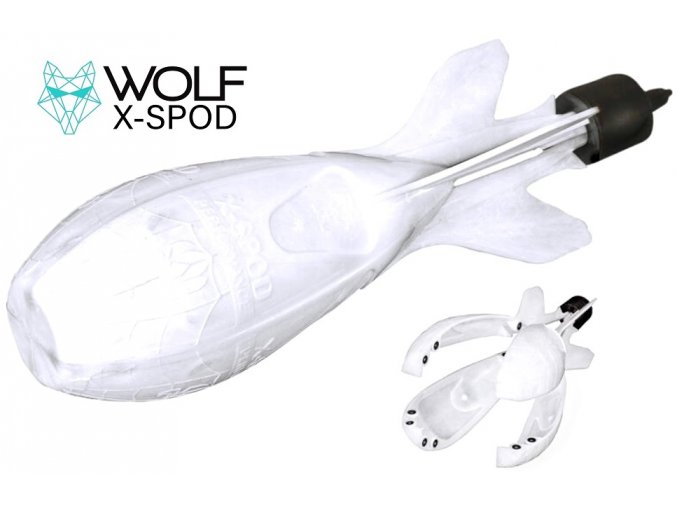 Zakrmovací raketa Wolf X Spod Performance White