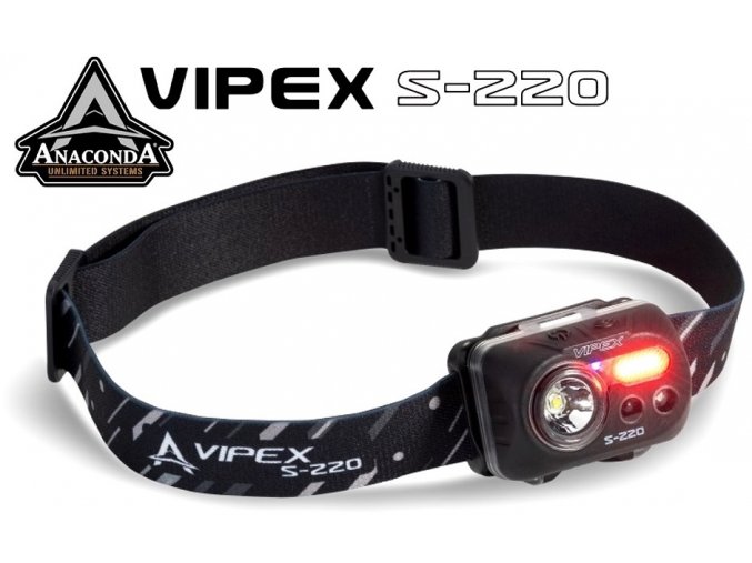 Anaconda Vipex S 220 Headlight čelová svítilna