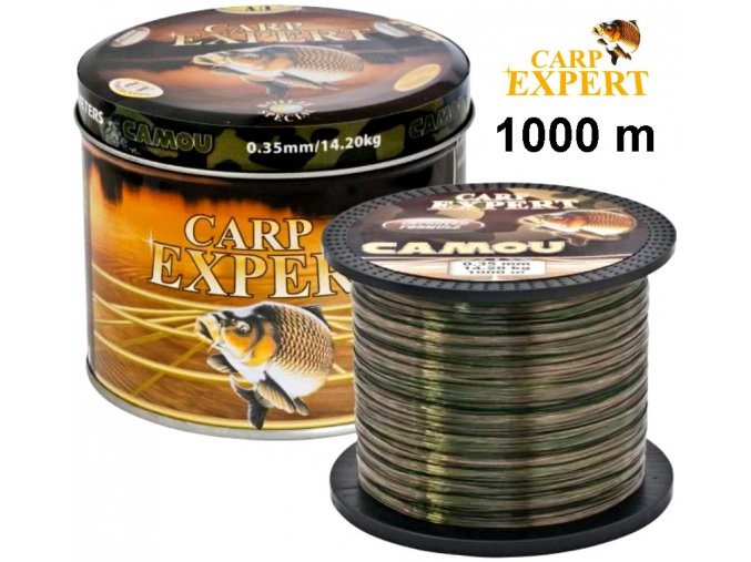 Rybářský vlasec Carp Expert Camou Fishing Line 1000 m