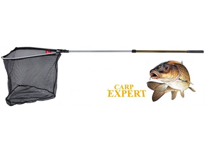 Carp Expert rybářský podběrák Rubber Landing Net ET 200 cm