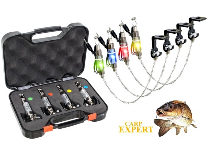 Carp Expert sada swingerů CXP LED Swinger Set Chain 4PCS