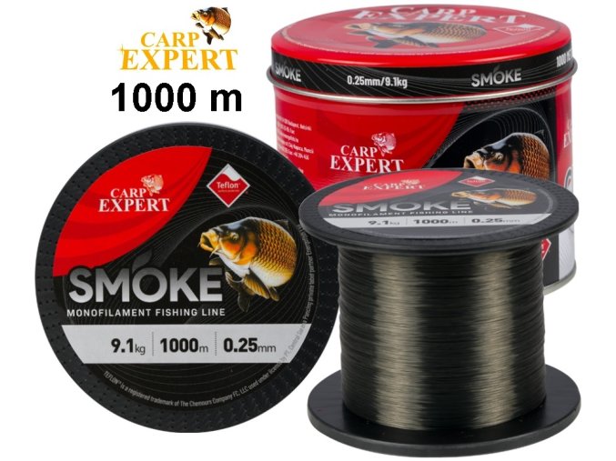 Rybářský vlasec Carp Expert Smoke Fishing Line 1000 m