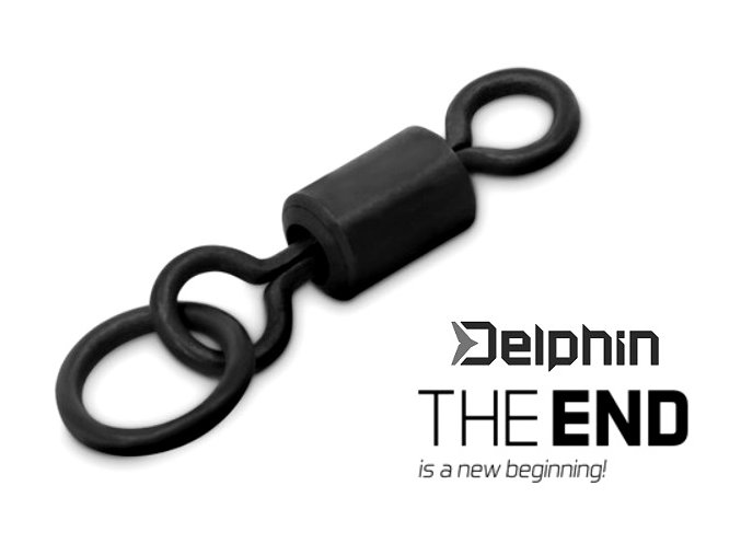 Delphin kaprařské obratlíky s kroužkem THE END Ring Swivel 10 ks