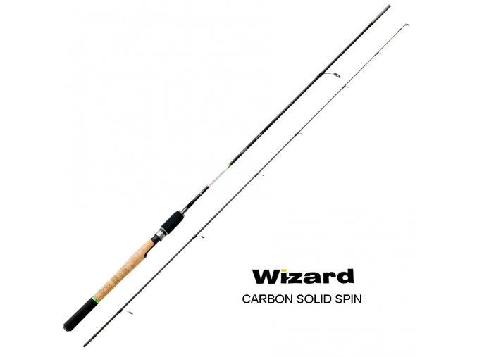 Wizard přívlačový prut Carbon Solid Spin 2,20 m/15-30 g