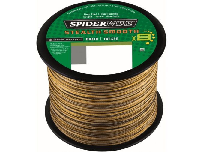 Spiderwire Stealth Smooth 8 Braid Camo pletená šňůra 1 m