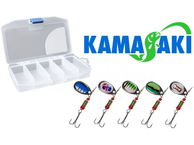 Kamasaki sada rotačních třpytek Midi Spinner Set with Box