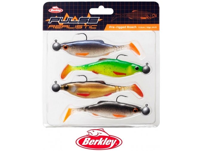 Berkley gumové nástrahy Pulse Realistic Roach 7 cm - 4 ks